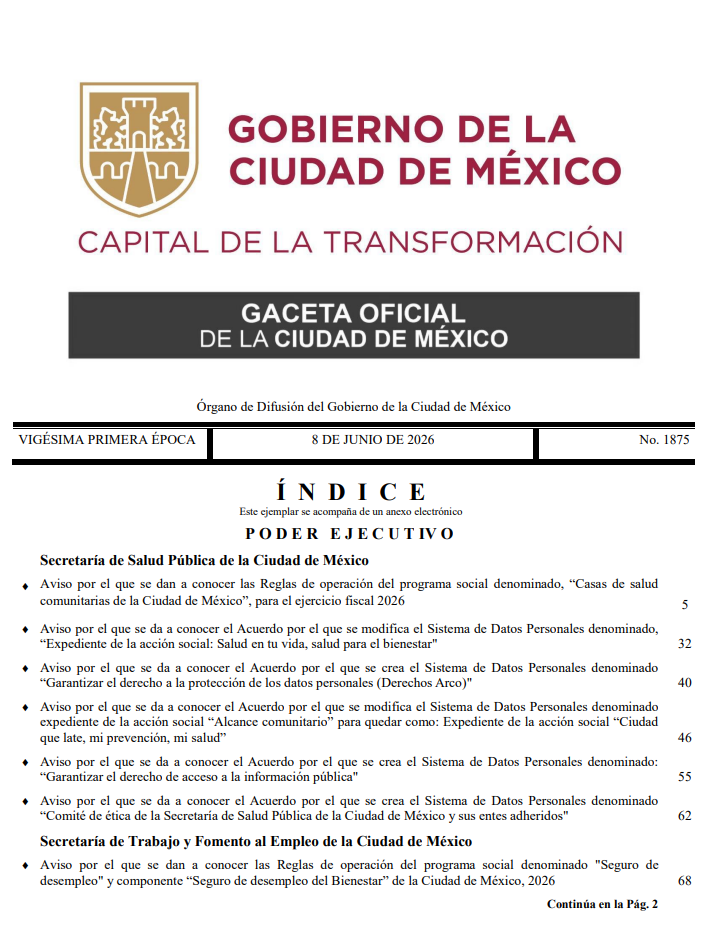 Reglas de Operaci&oacute;n 2026